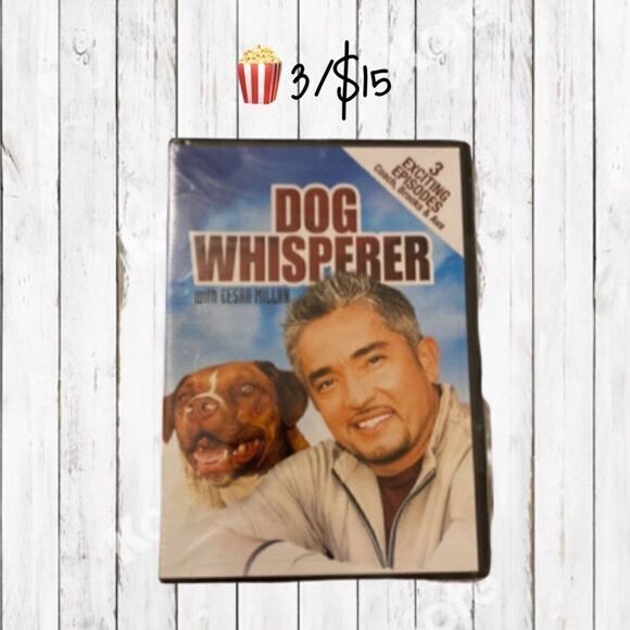 DVD Dog Whisper With Cesar Milan 3 Episodes Coach, Brooks, Ava New in Package - Picture 1 of 7